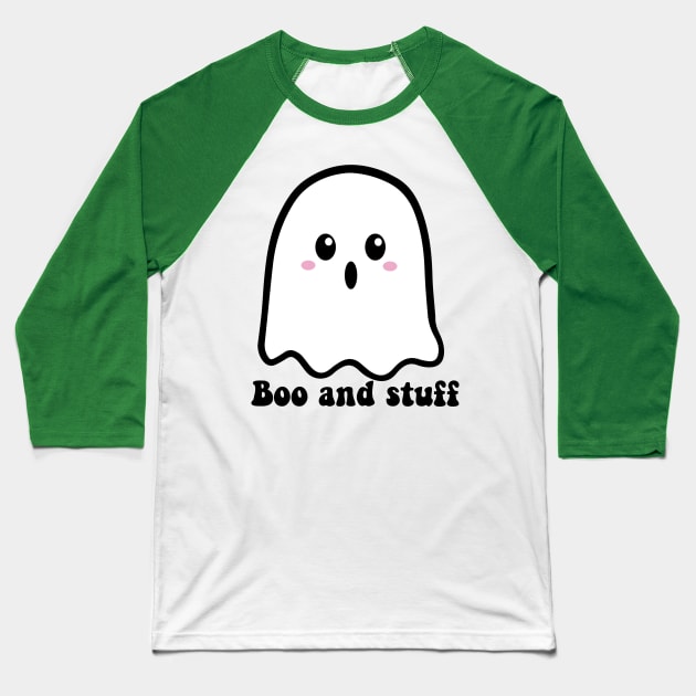 Boo and stuff Baseball T-Shirt by Vintage Dream